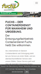 Mobile Screenshot of fuchs-container.de